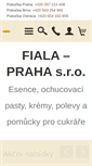 Mobile Screenshot of fialapraha.cz